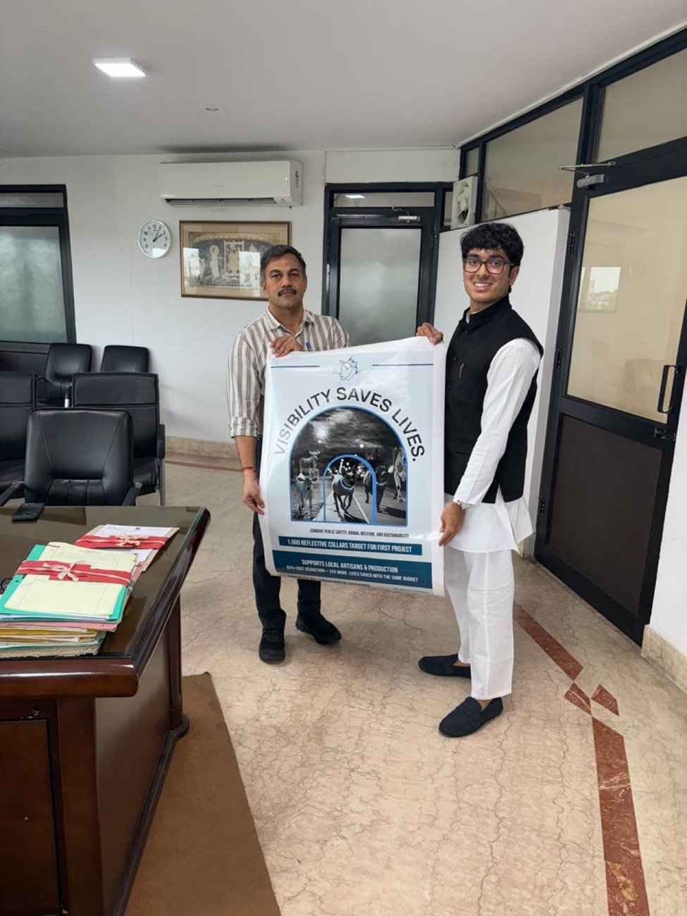 The Eco Reflect poster launch with the Chief Minister of Rajasthan