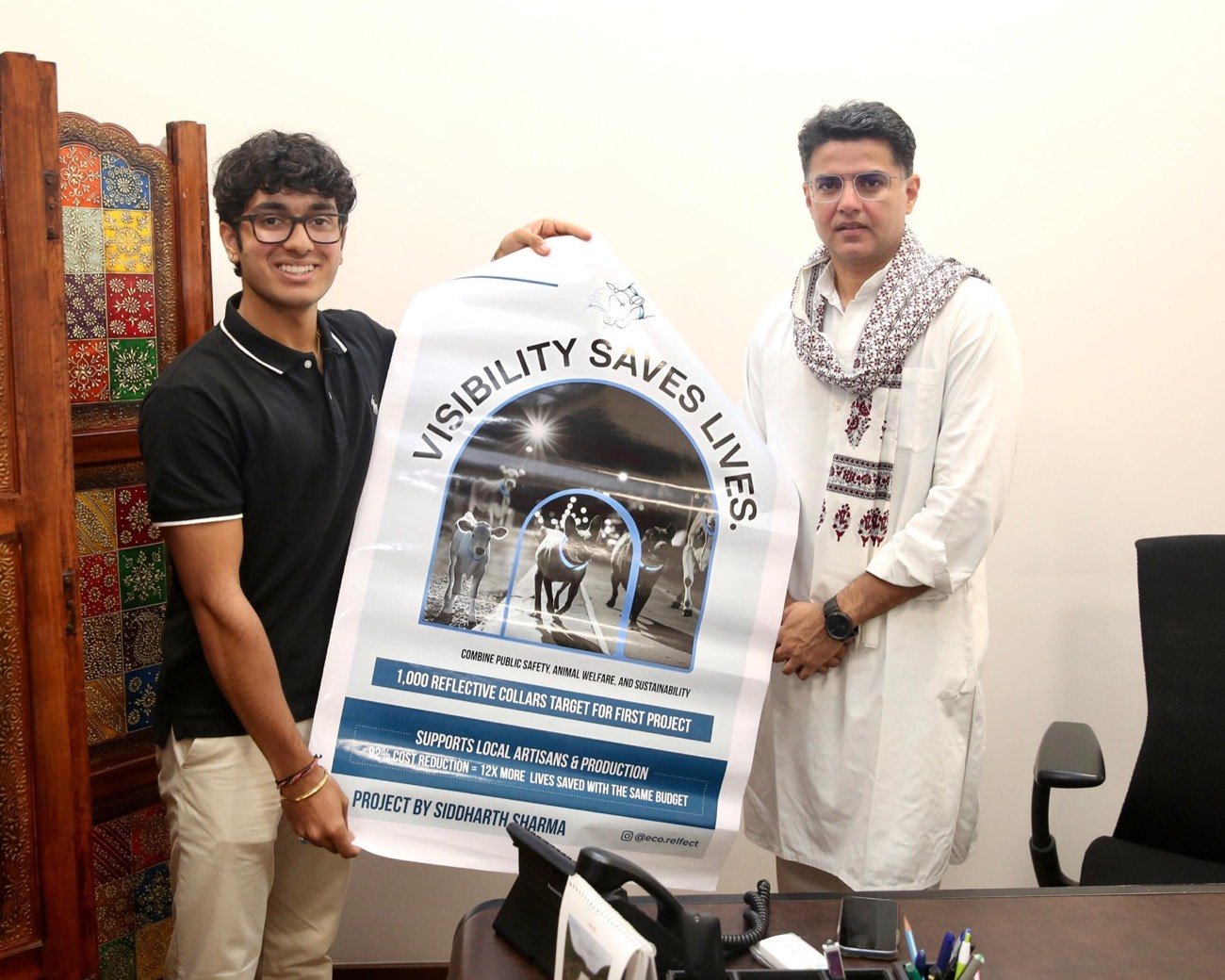 Meeting the former Deputy Chief Minister of Rajasthan