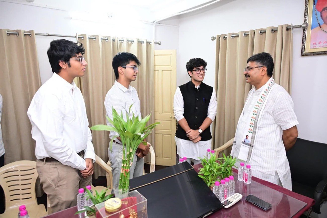 With Shri Tika Ram Jully, Leader of the Opposition in Rajasthan